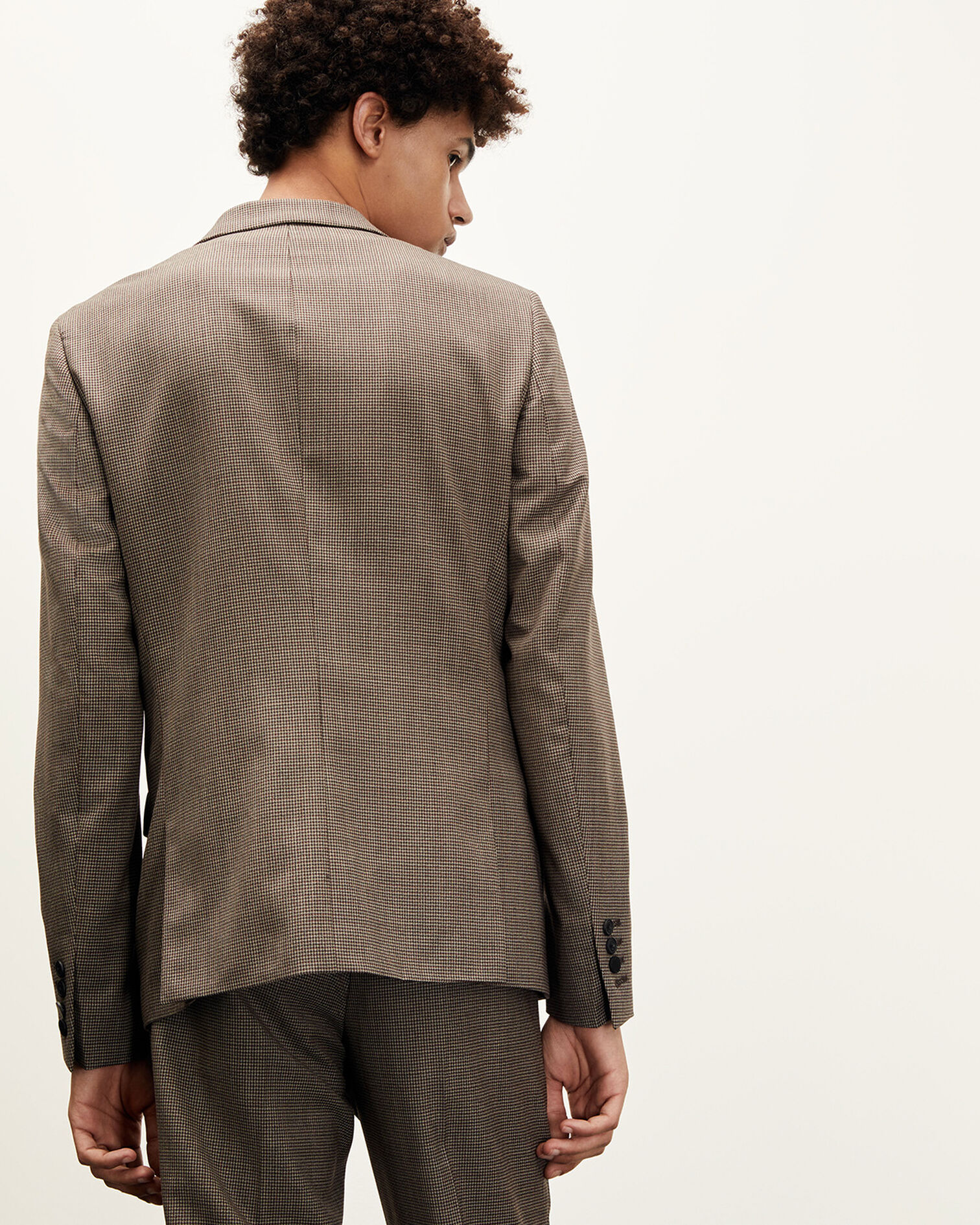 Veste laine marron et rouge à carreaux, BLACK RED OFF WHITE, hi-res image number null