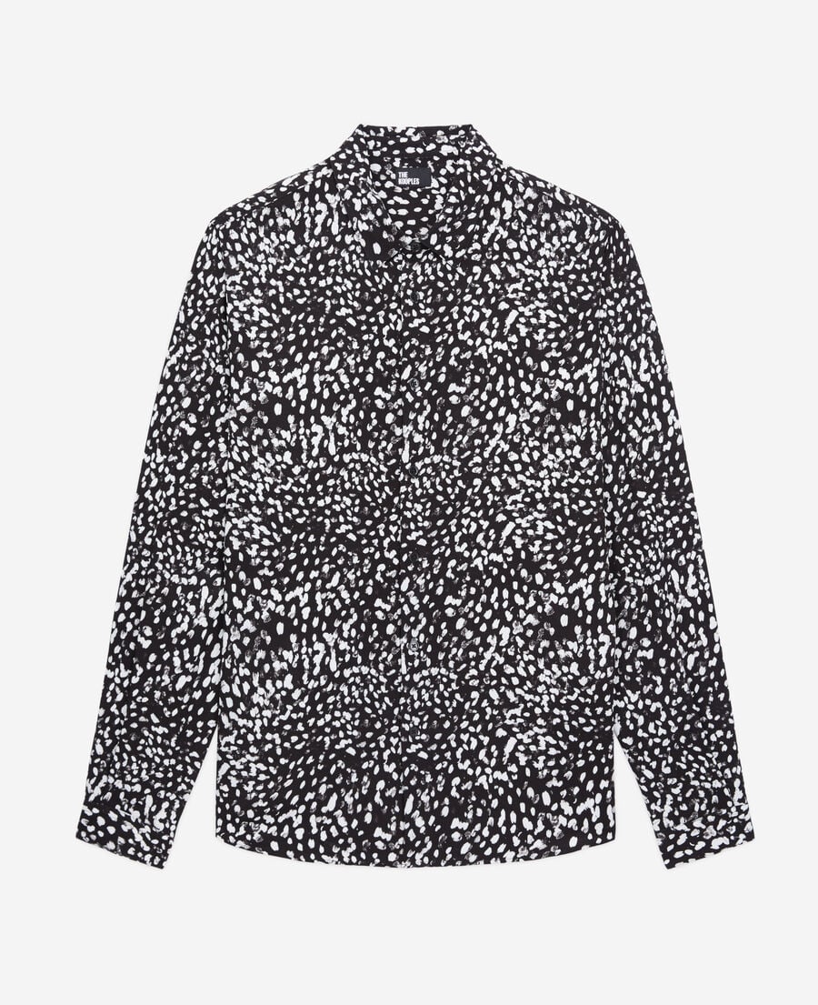 The Kooples H BLACK WHITE printed shirt
