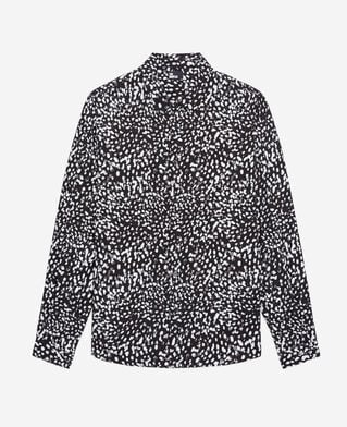 The Kooples H BLACK WHITE printed shirt