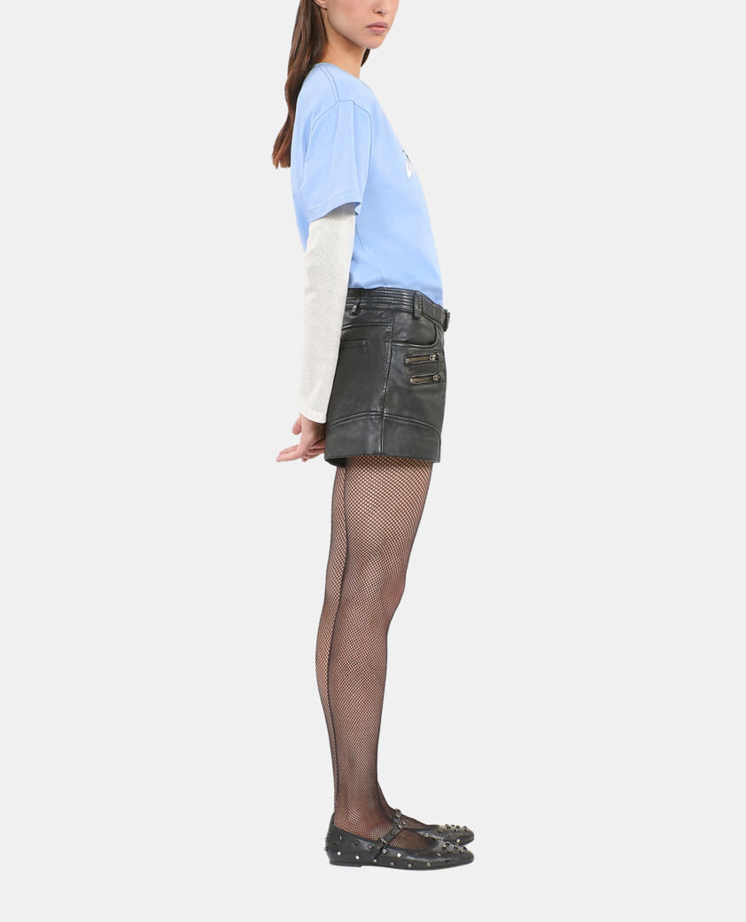 The Kooples FEMME BLUE WHITE t-shirt what is bleu clair