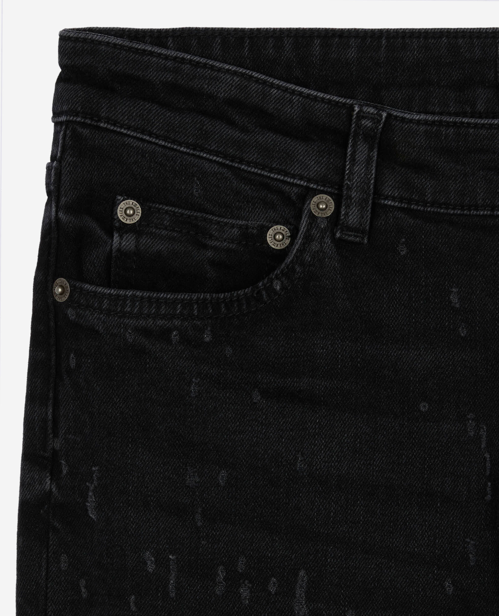 Black slim jeans, BLACK WASHED, hi-res image number null
