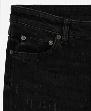 The Kooples WOMEN BLACK WASHED black slim jeans