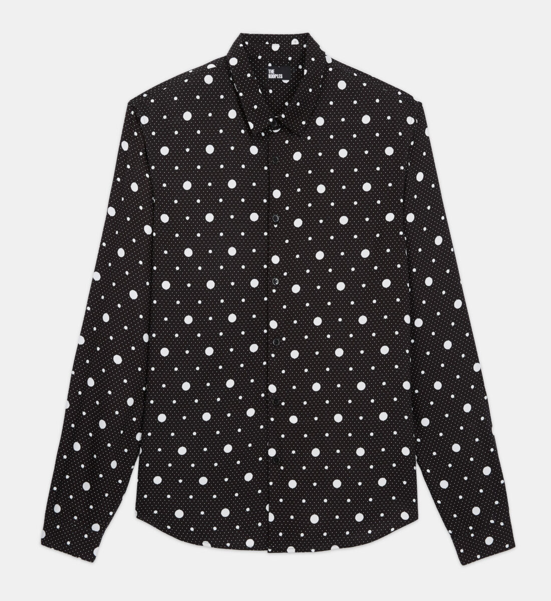 Printed shirt with classic collar The Kooples US