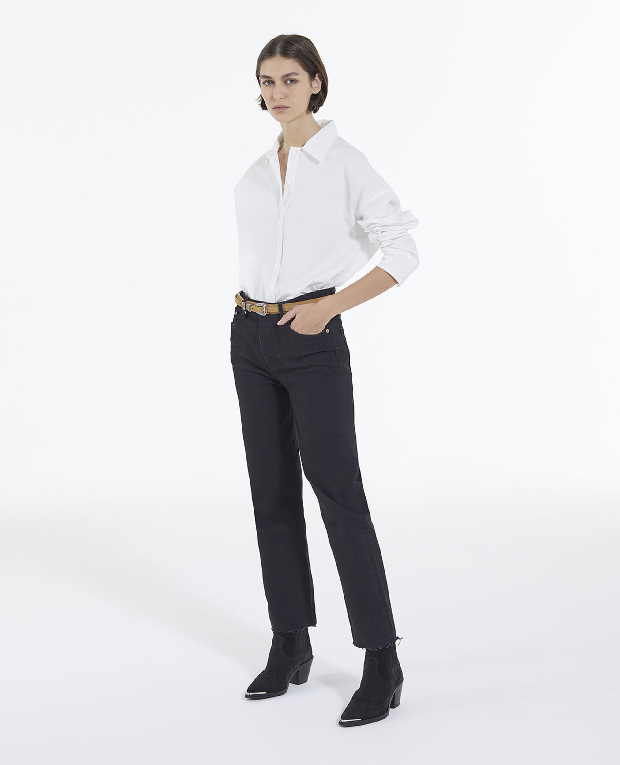 Camisa larga, WHITE, hi-res image number null