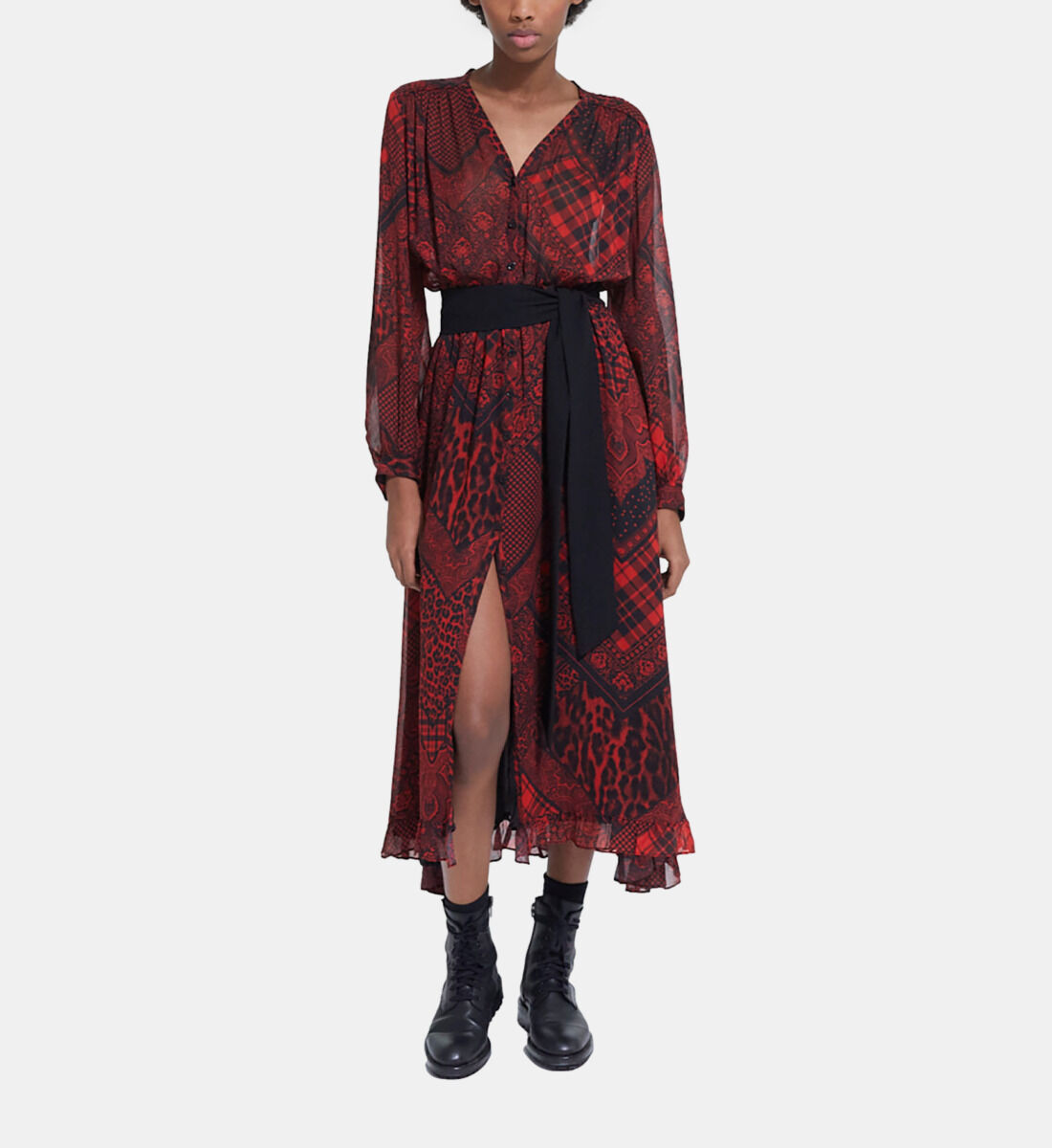 Robe longue kooples cheap