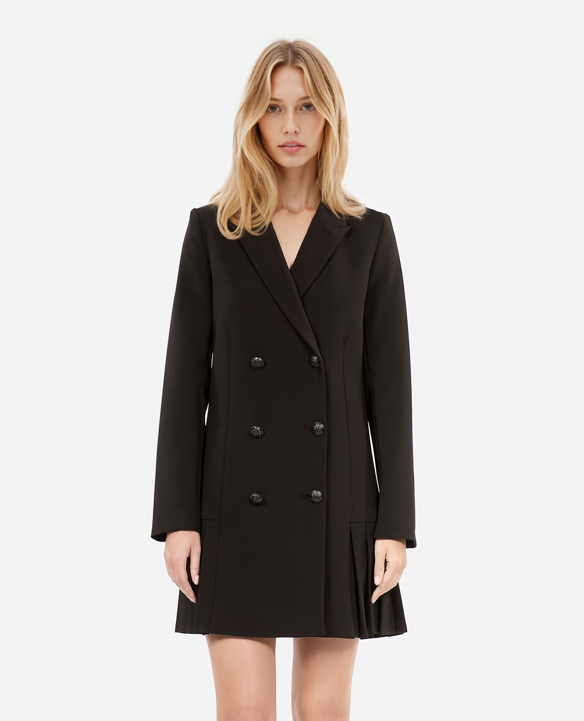 Robe courte noire, BLACK, hi-res image number null