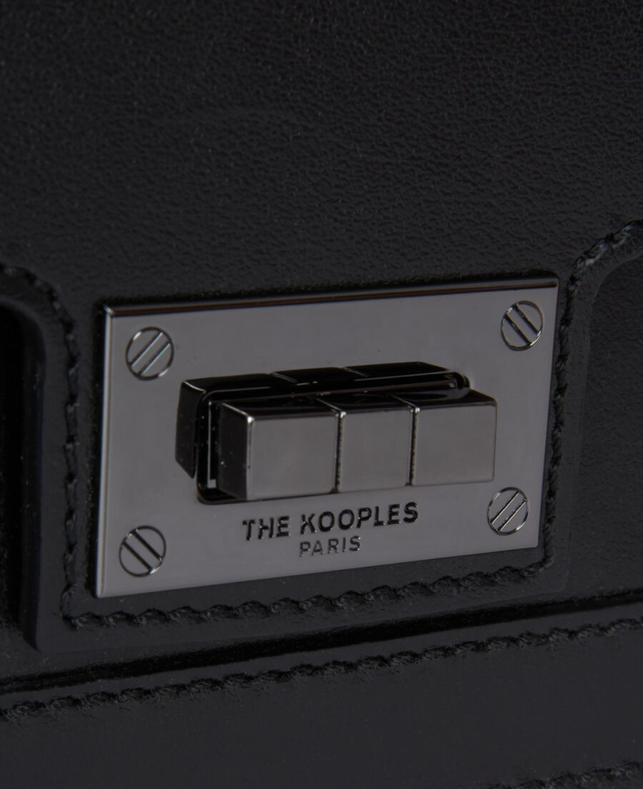 emily belt in black leather