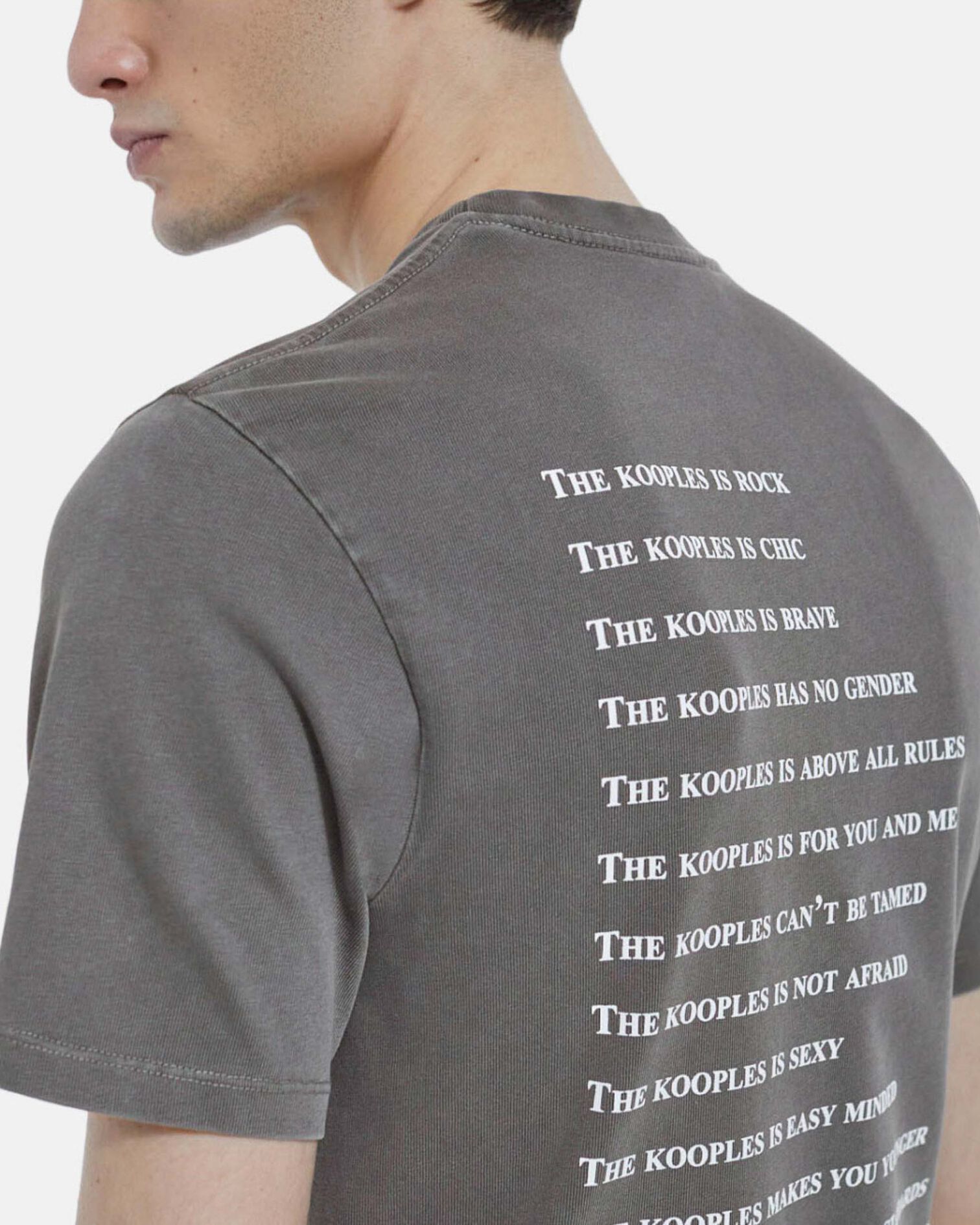 T-shirt gris clair imprimé what is, GREY, hi-res image number null