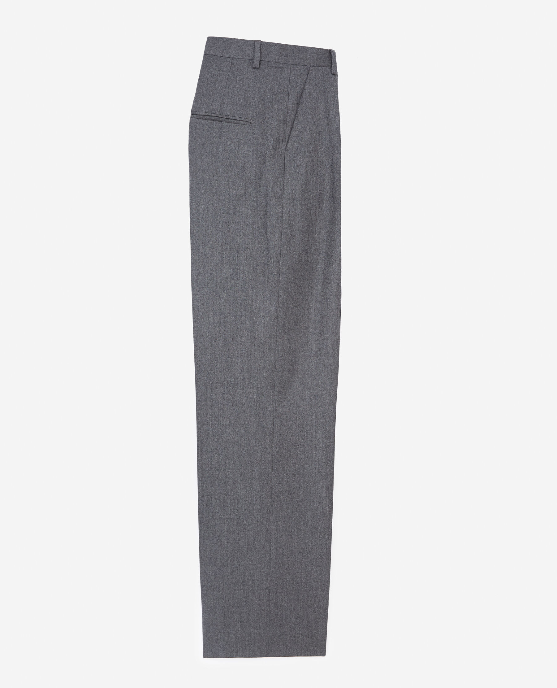 Pantalon discount droit gris