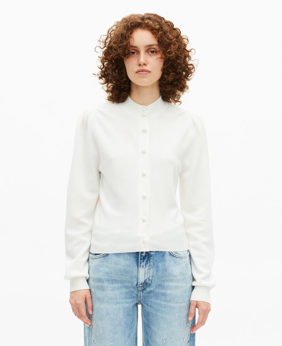 The Kooples FEMME ECRU cardigan &eacute;cru