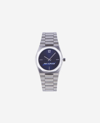 The Kooples M NAVY / SILVER what is silver watch with blue dial