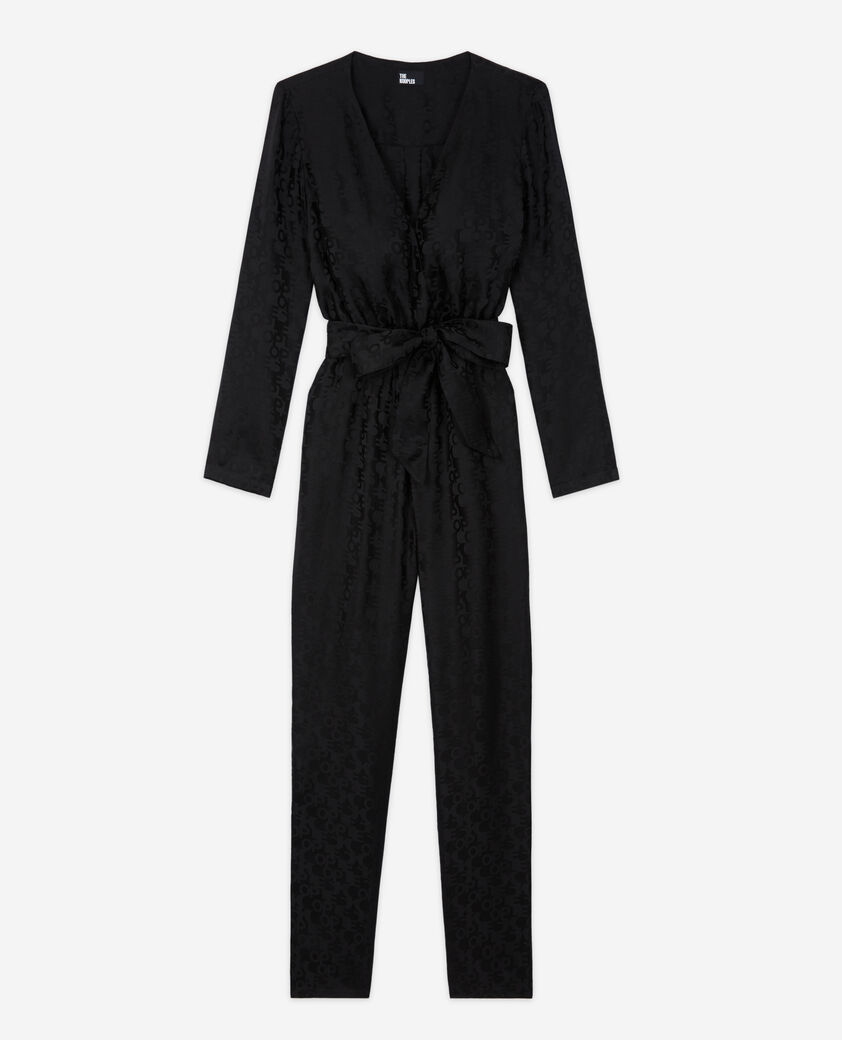 The Kooples F BLACK the kooples black logo jumpsuit