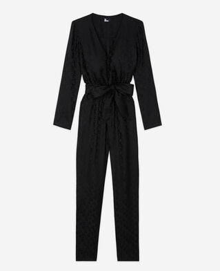 The Kooples F BLACK the kooples black logo jumpsuit