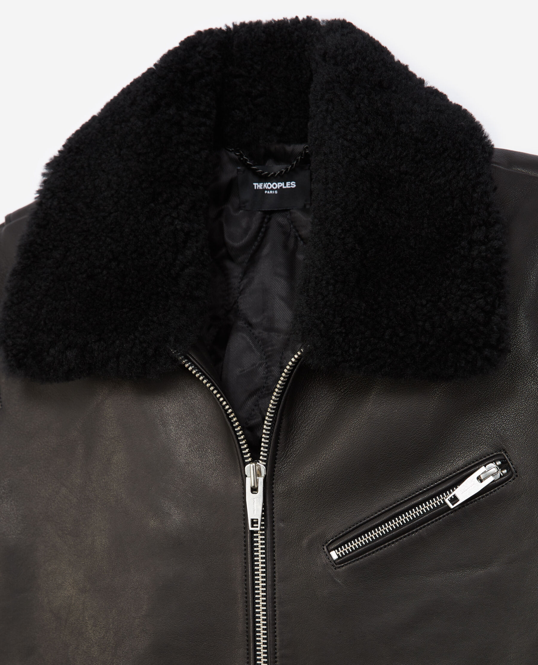 The kooples top lambskin leather jacket