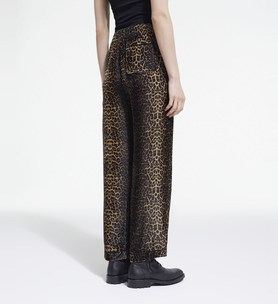 Pantalon fluide leopard femme best sale