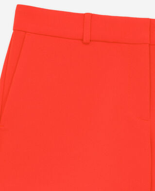 The Kooples FEMME ORANGE short tailleur orange en cr&ecirc;pe