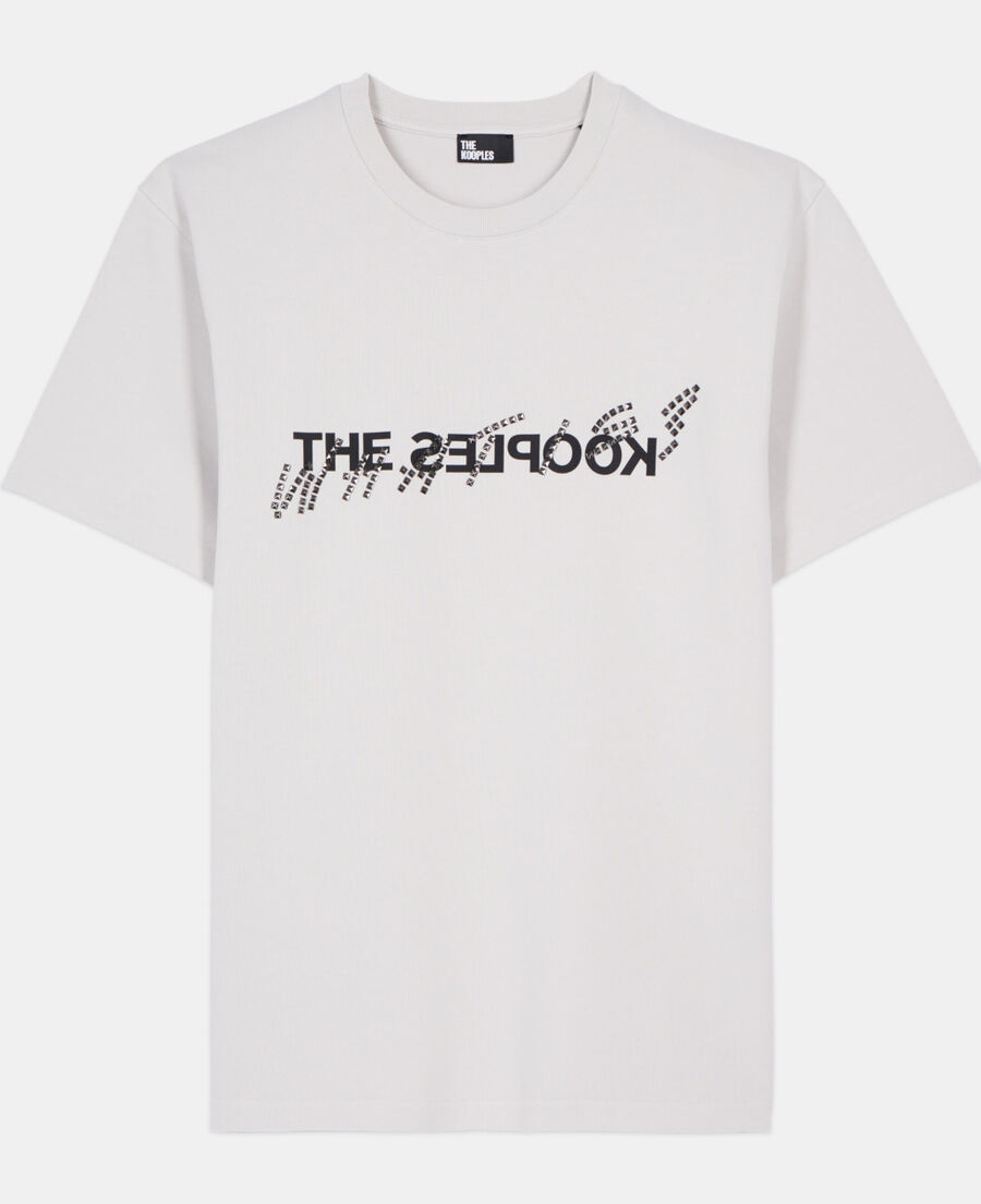 The Kooples H STONE GREY grey what is t-shirt with studs