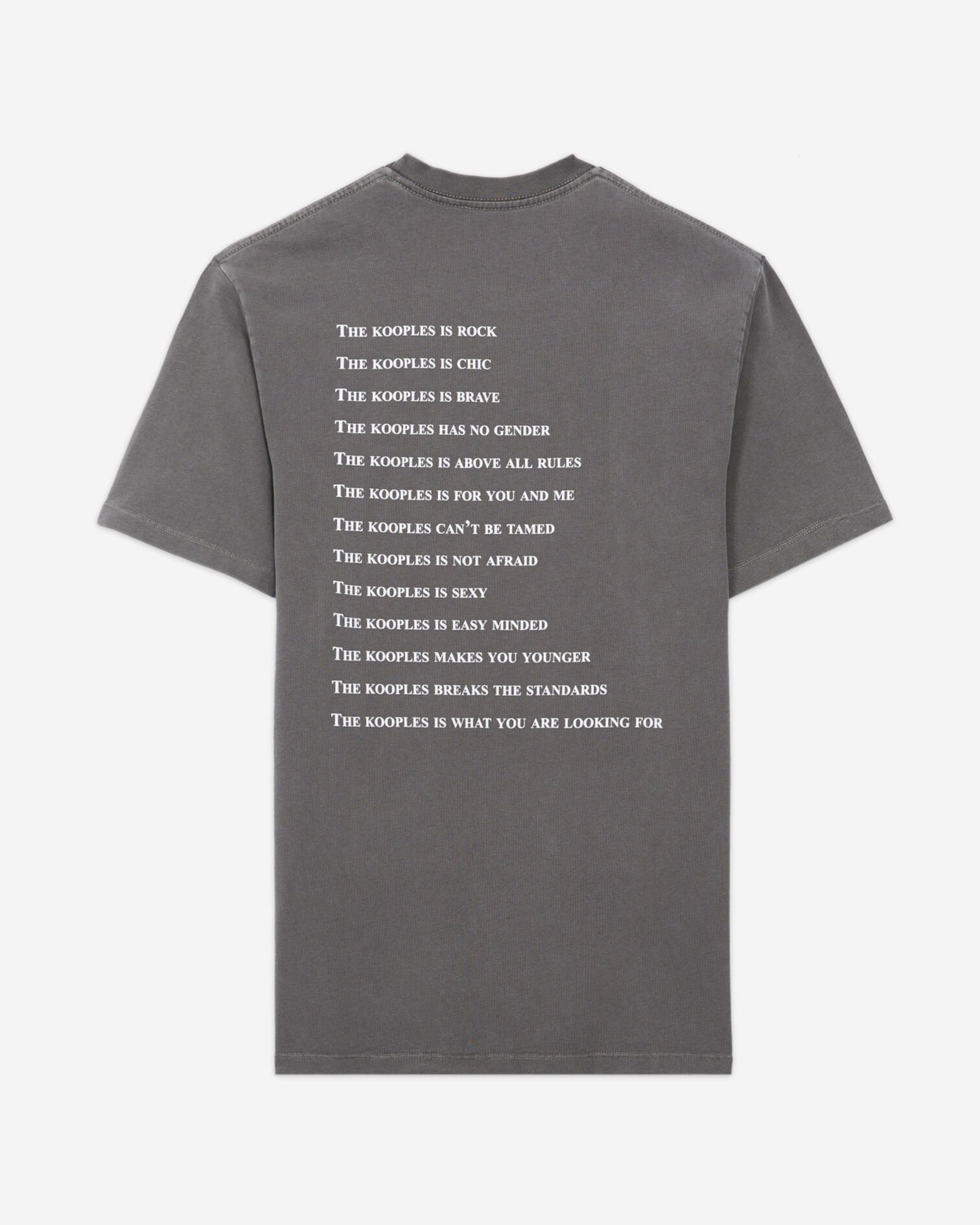 T-shirt gris clair imprimé what is, GREY, hi-res image number null