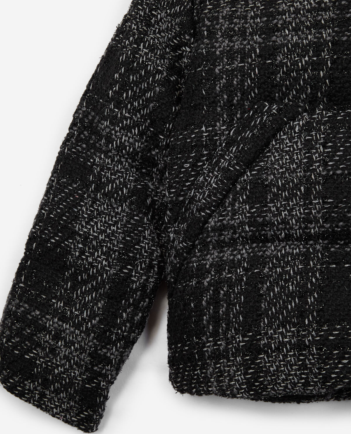 Tweed discount puffer jacket