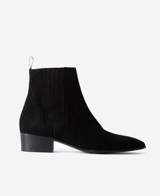 The Kooples FEMME BLACK boots en cuir noires