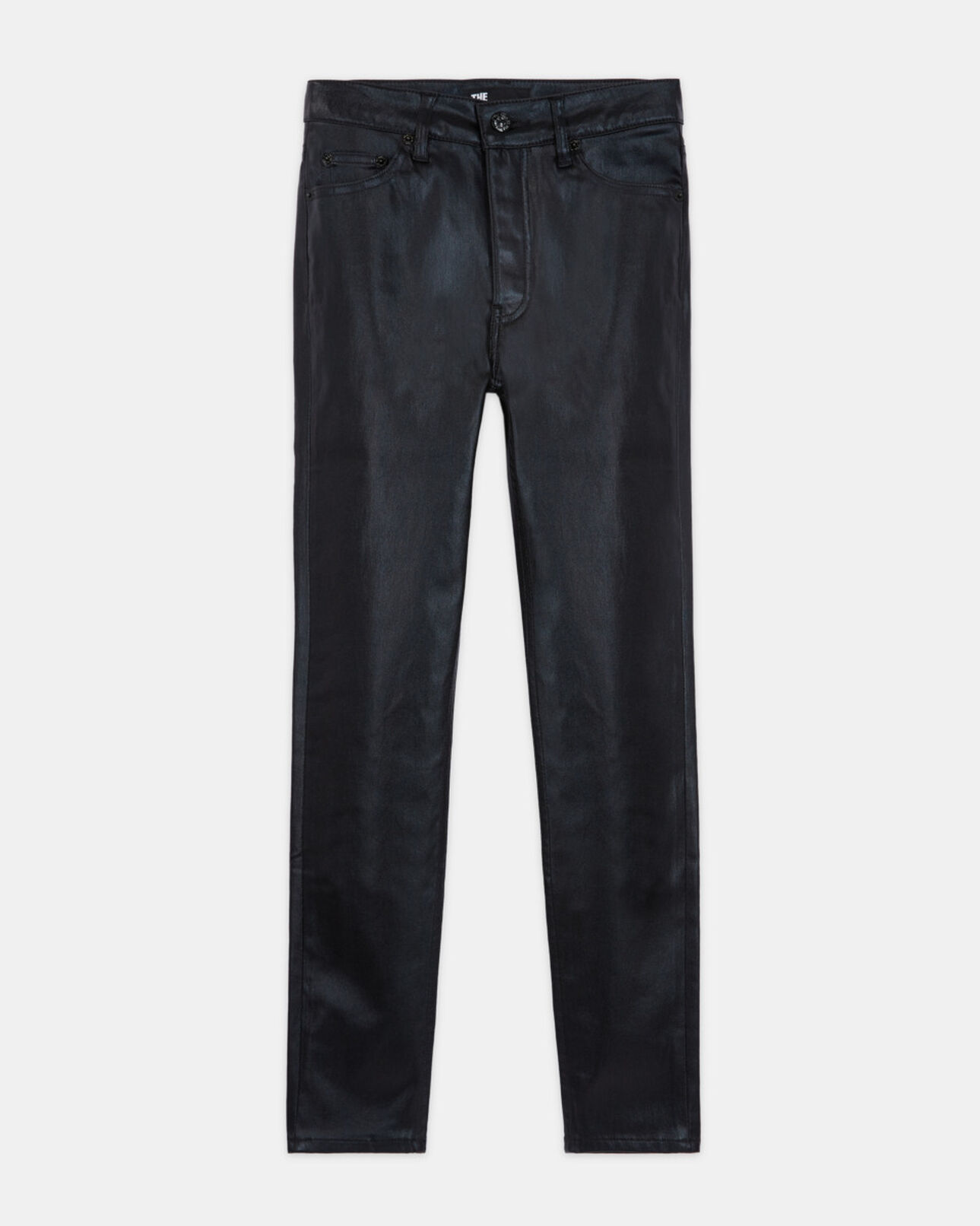 The Kooples DAMEN BLACK schwarze jeans mit slim-fit-passform
