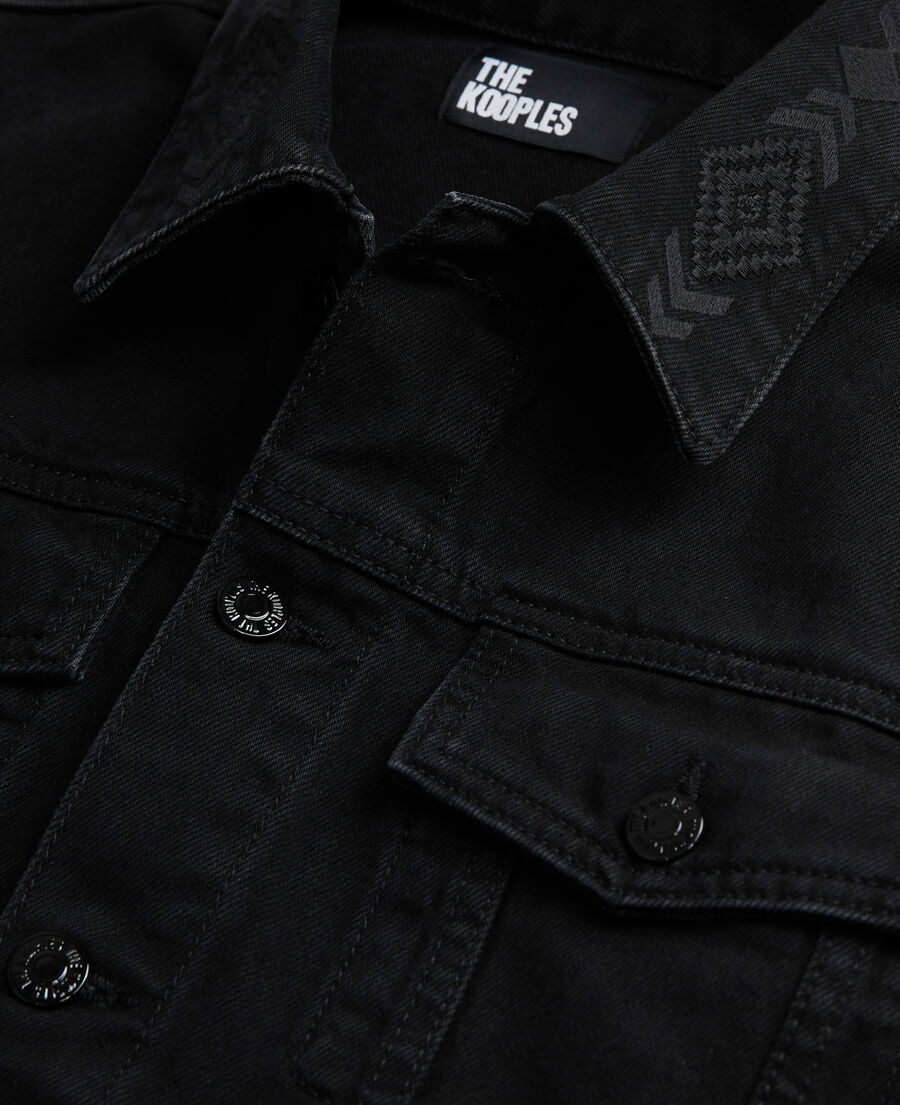 black denim jacket