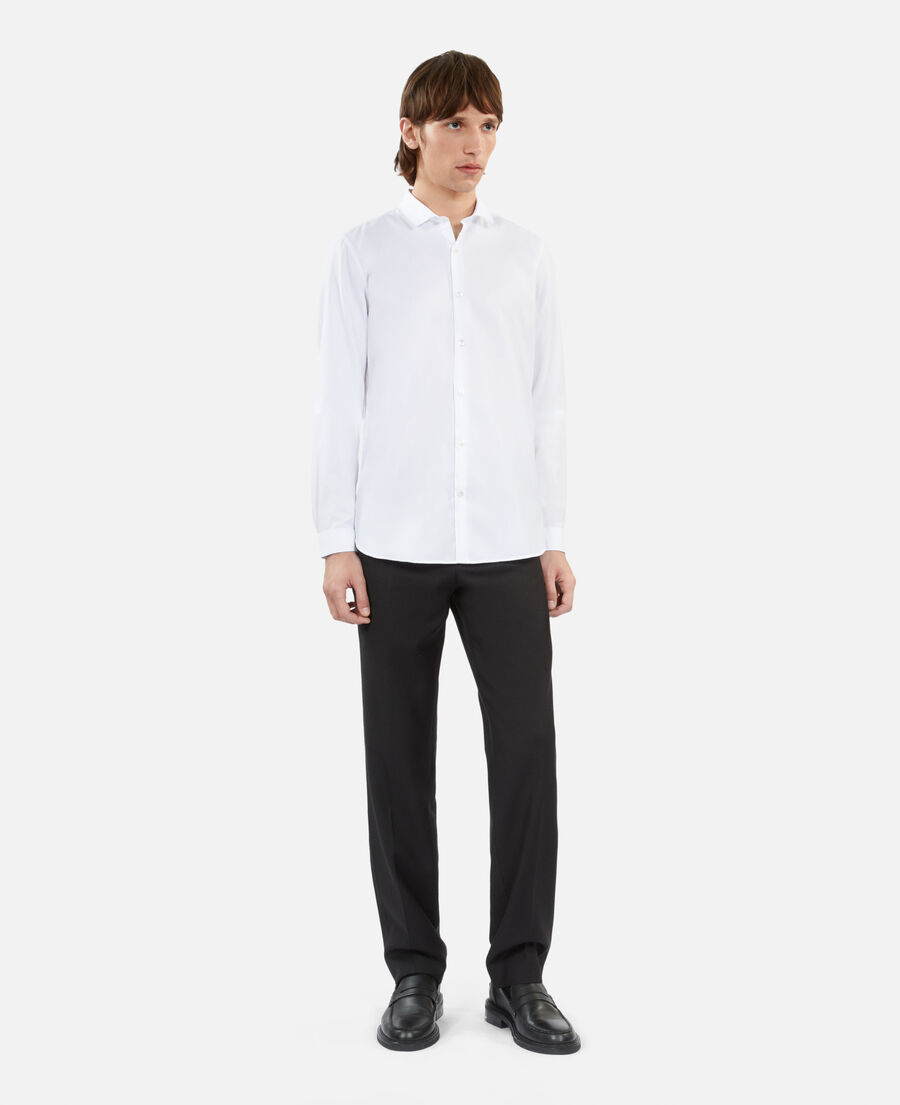 The Kooples MEN WHITE white cotton formal shirt