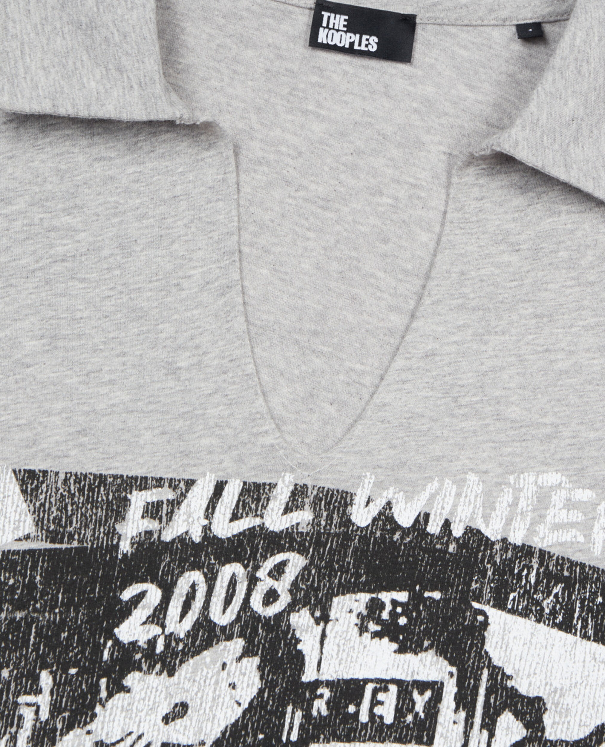 Grey Eternal life tour serigraphy t-shirt dress, STONE GREY, hi-res image number null