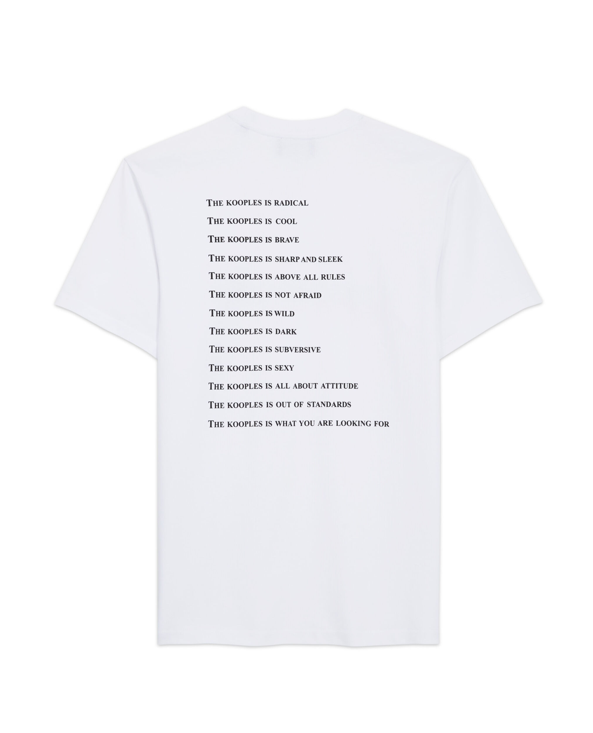 Weißes T-Shirt „What is“ für Herren, WHITE, hi-res image number null