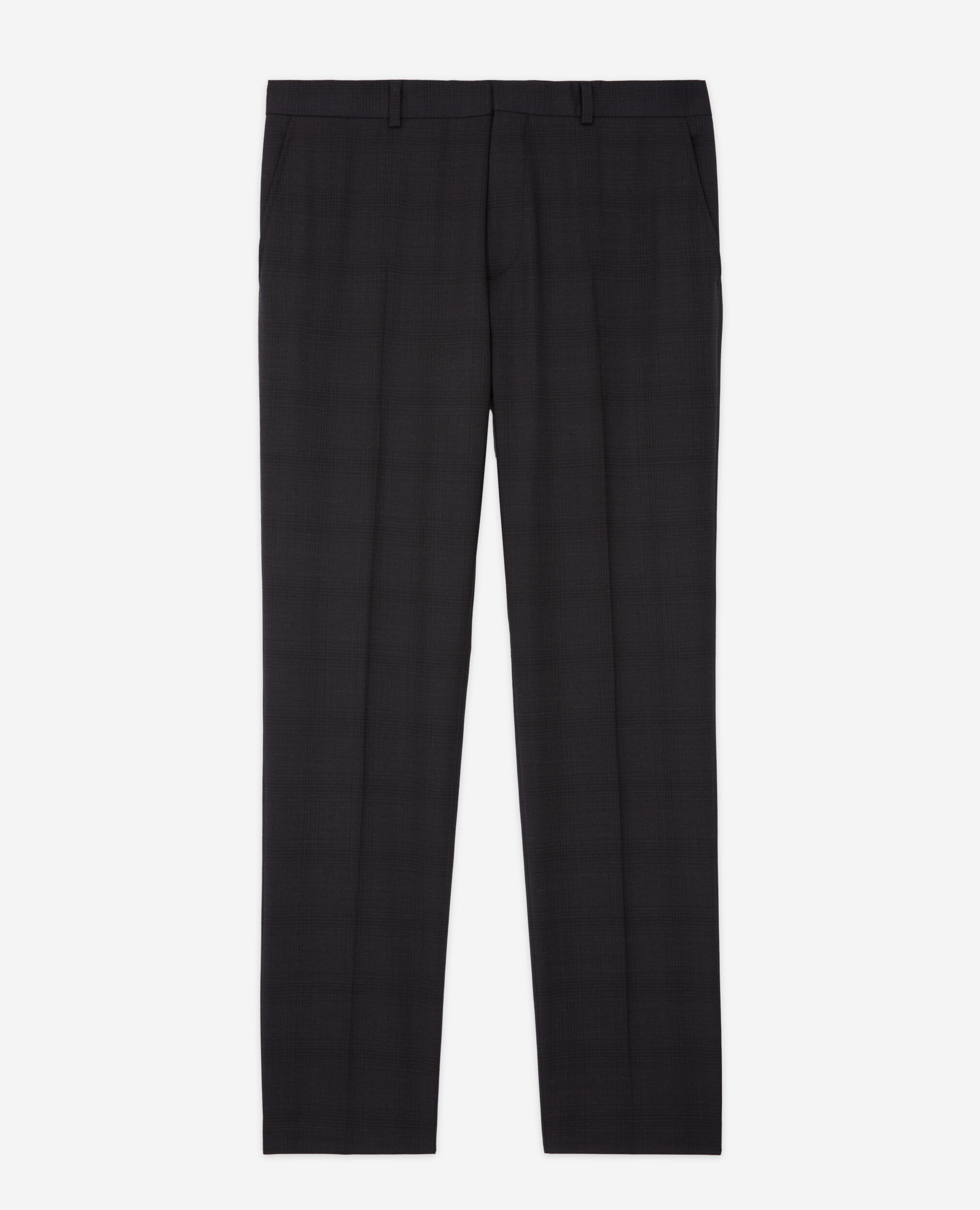 Patterned suit pants, BLACK, hi-res image number null