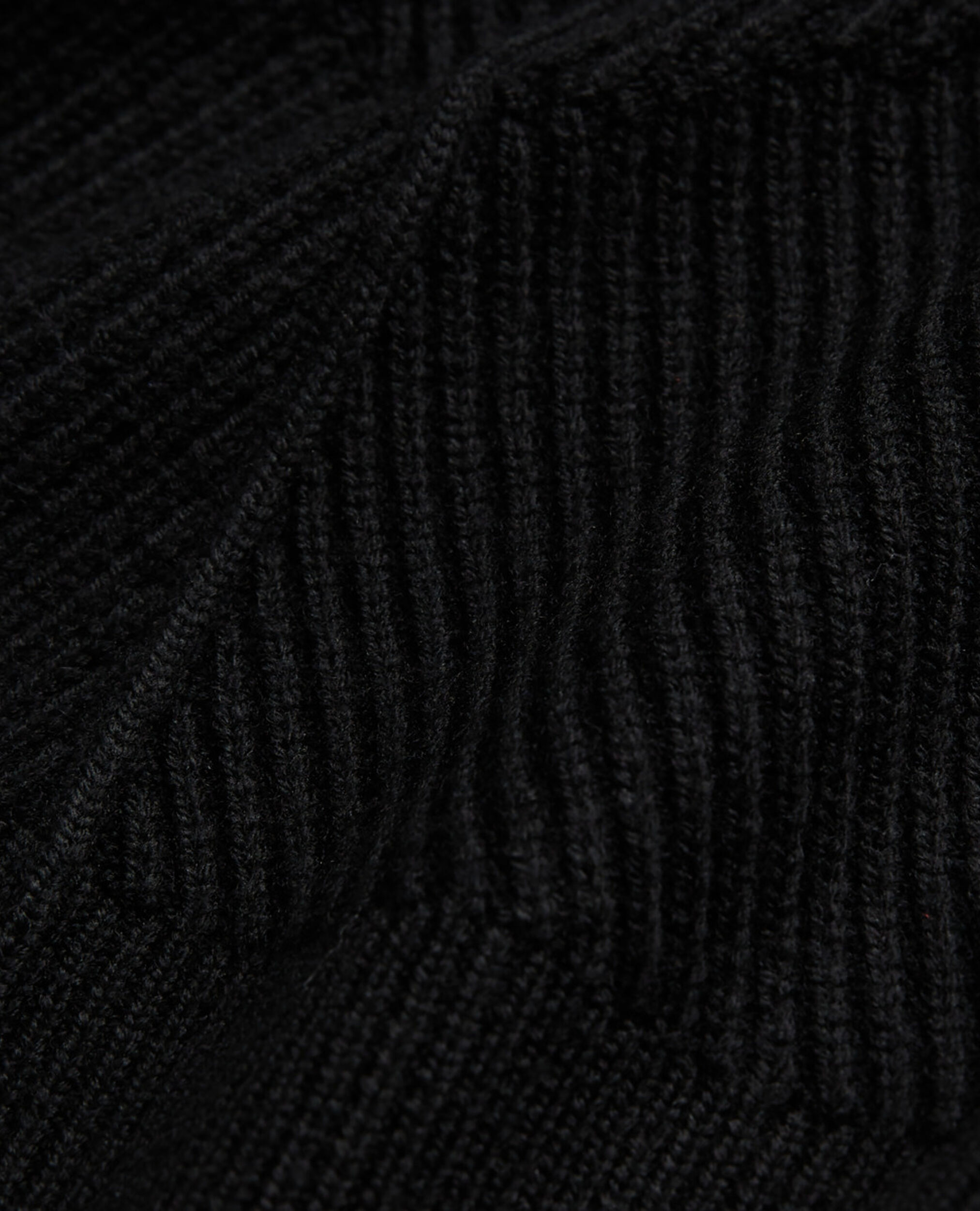 Black wool sweater, BLACK, hi-res image number null