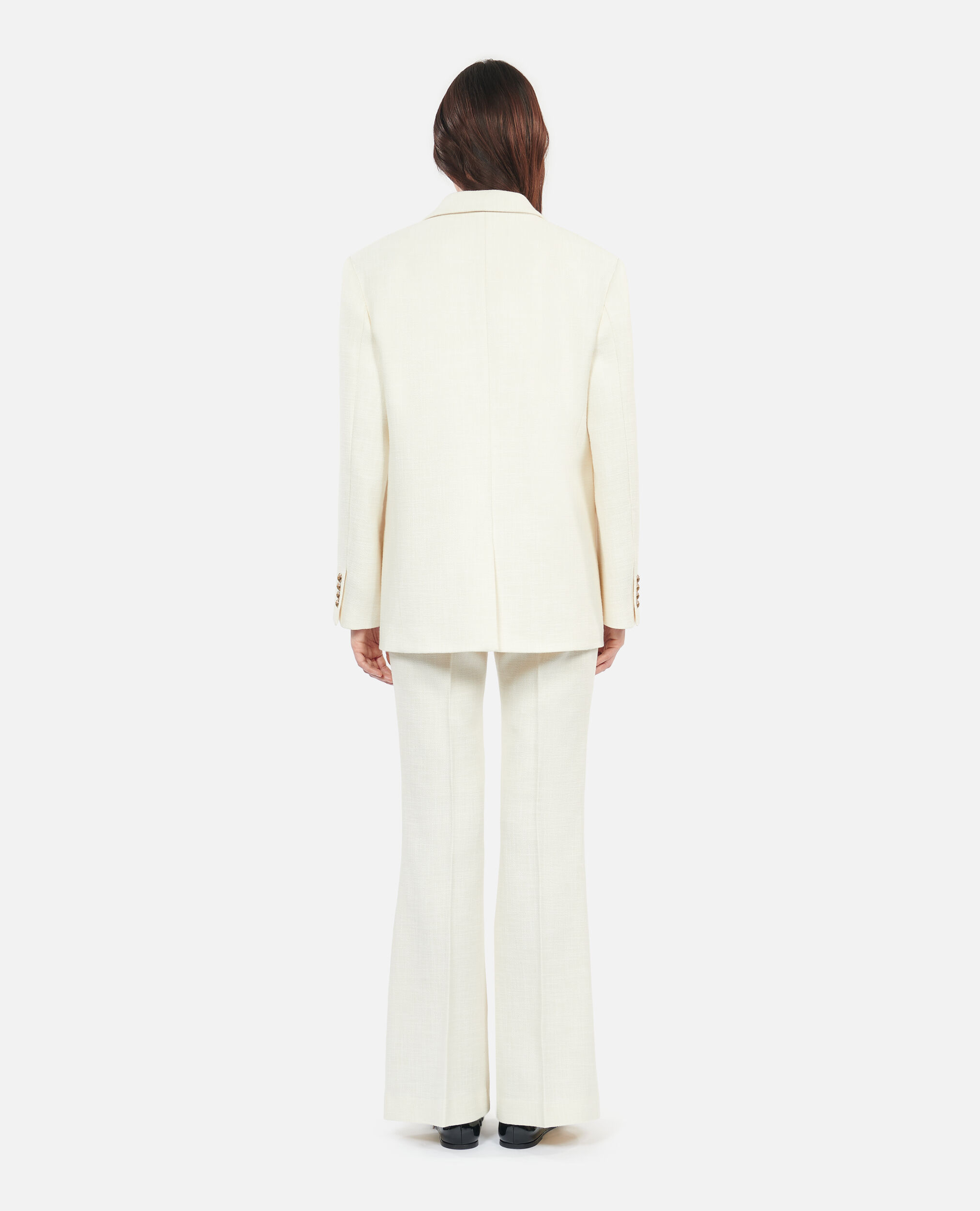 Veste tailleur en laine écrue, ECRU, hi-res image number null