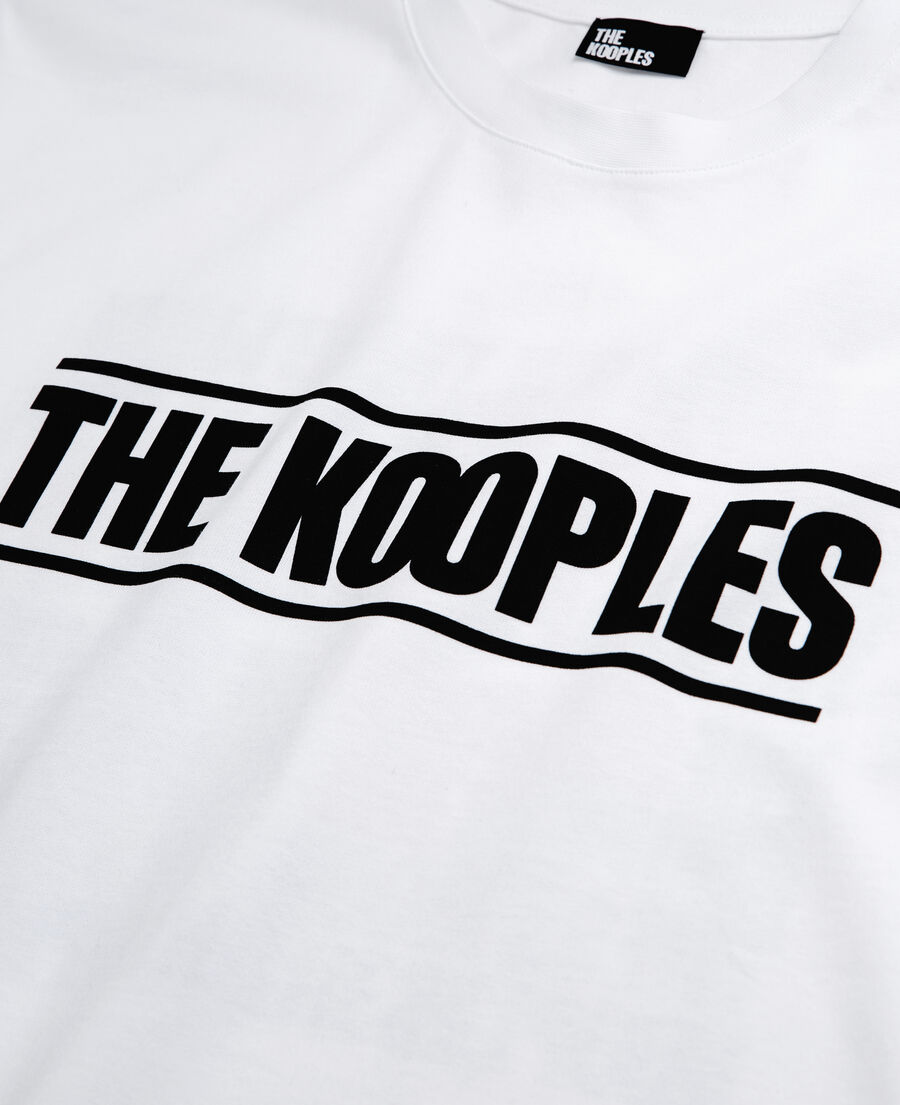 camiseta logotipo the kooples blanca para hombre