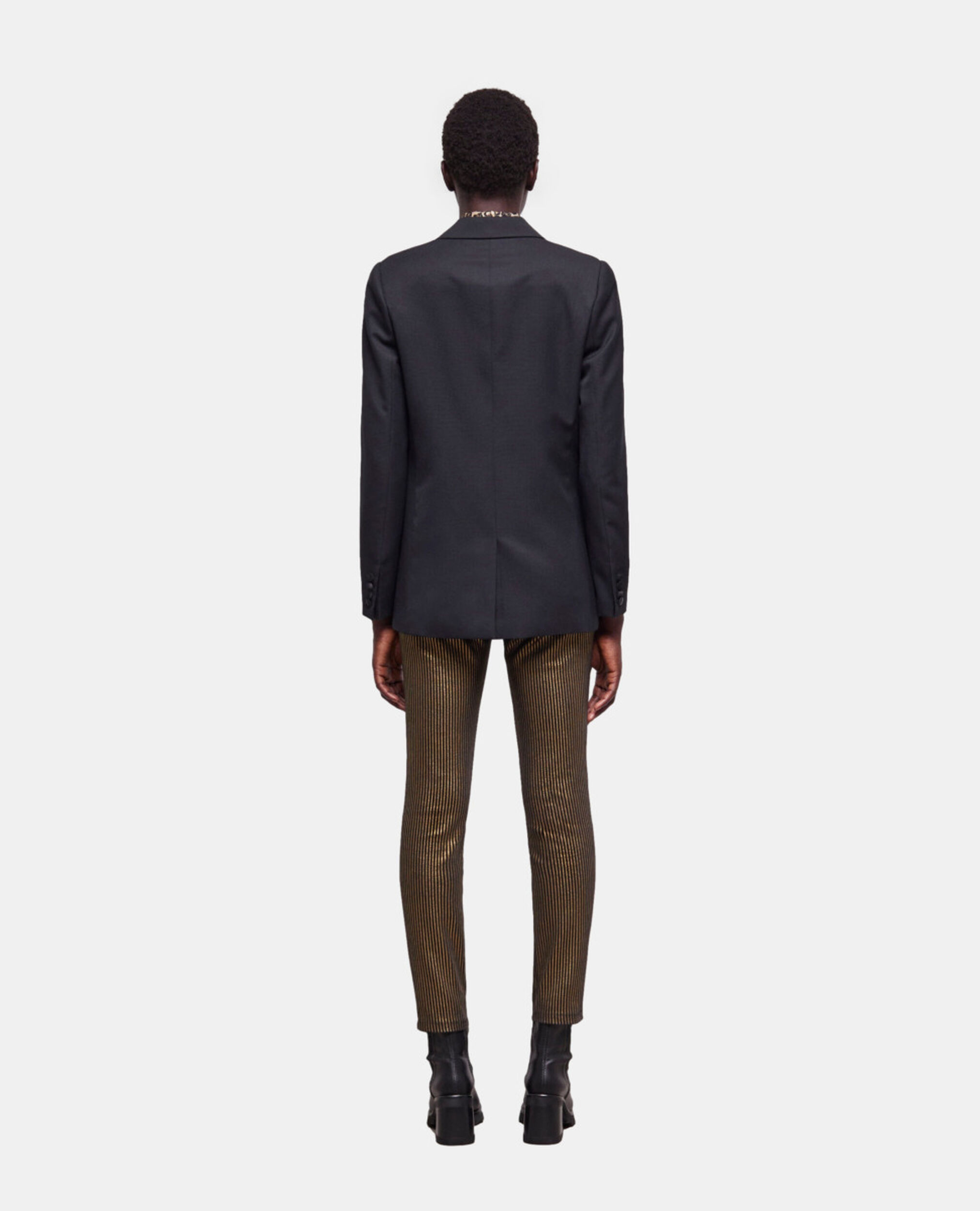 Black jacket with pearl details, BLACK, hi-res image number null