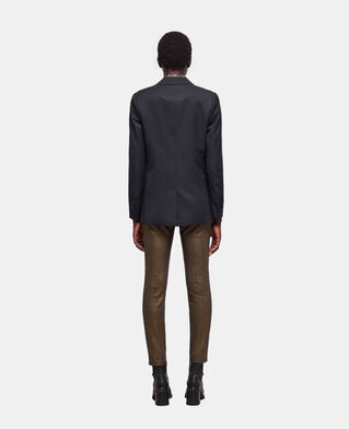 The Kooples F BLACK black jacket with pearl details