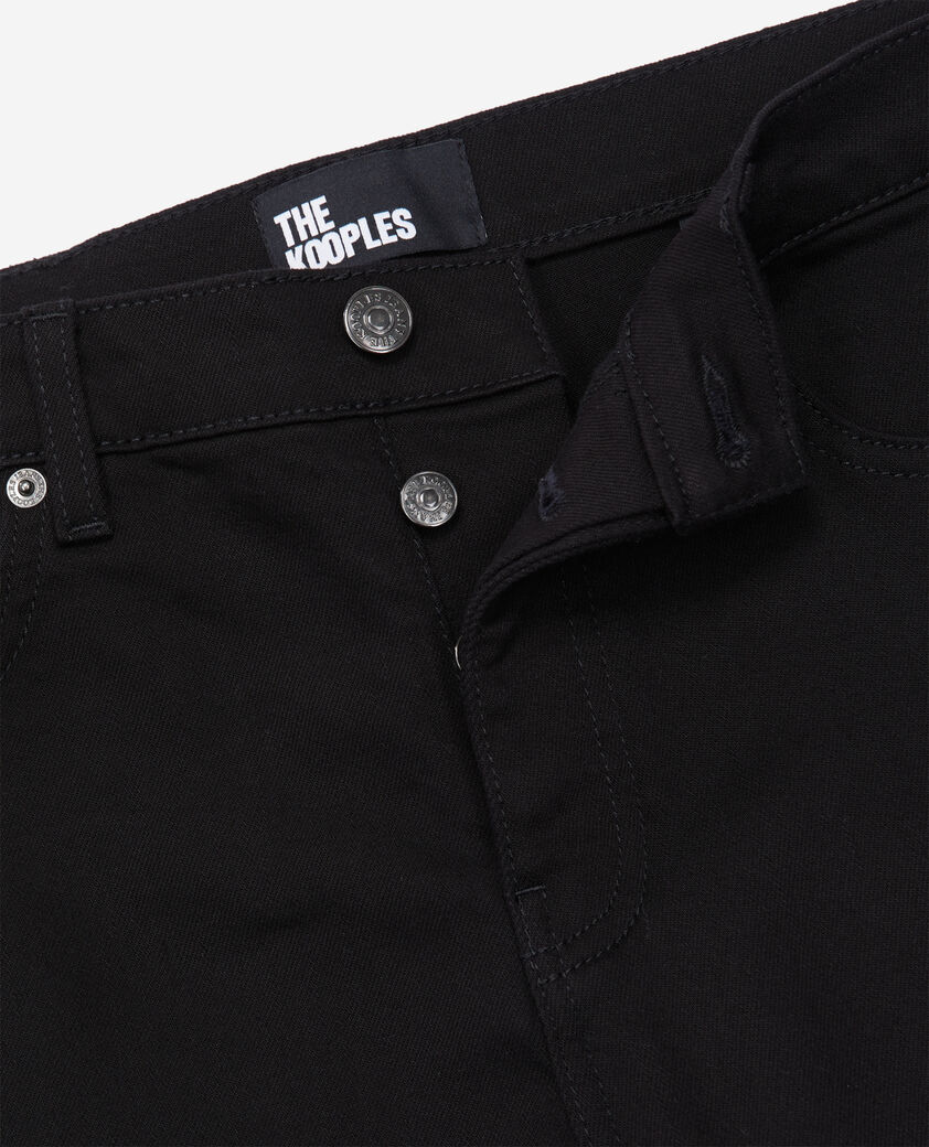 The Kooples HOMME BLACK BRUT jean slim noir