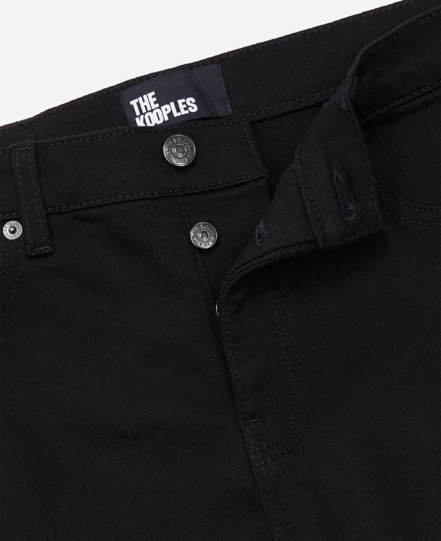 The Kooples HOMME BLACK BRUT jean slim noir