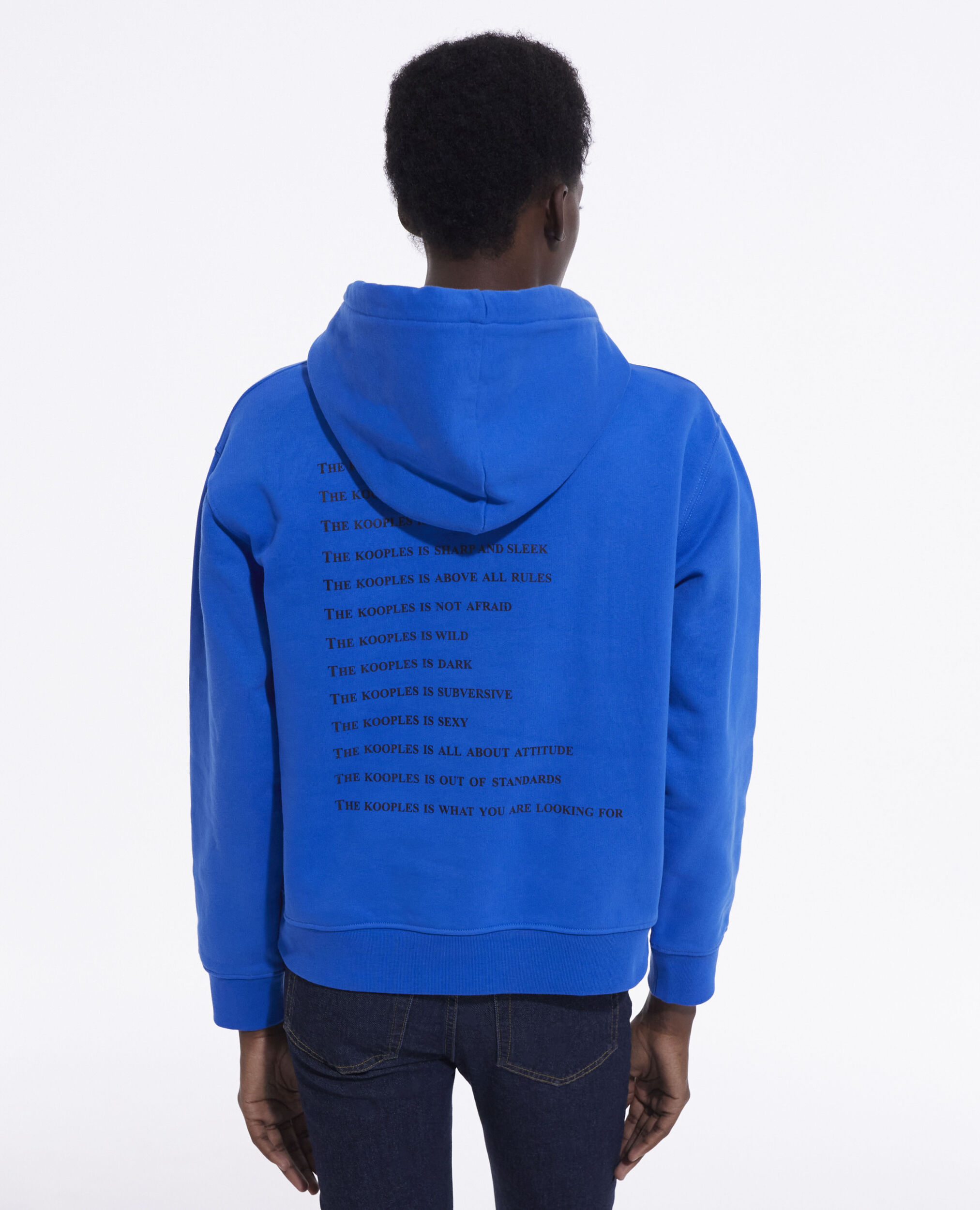WHAT IS blue sweatshirt, INK BLUE, hi-res image number null