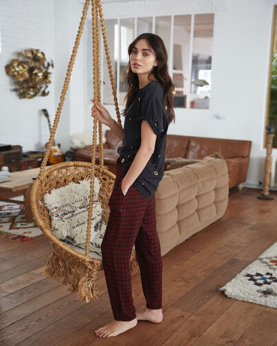 , BLACK - BURGUNDY, hi-res image number null