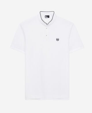 The Kooples HOMME WHITE polo en coton blanc