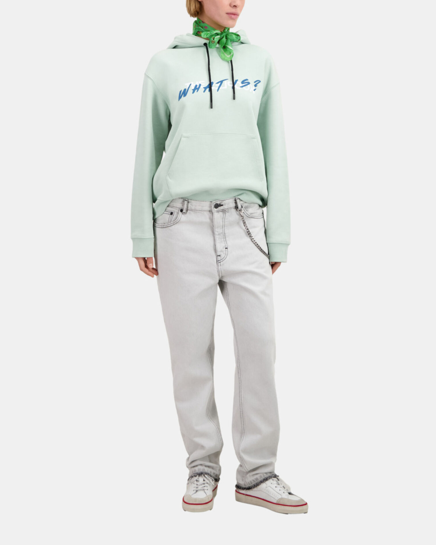 Sweatshirt Femme à capuche What is vert clair, OCEAN, hi-res image number null