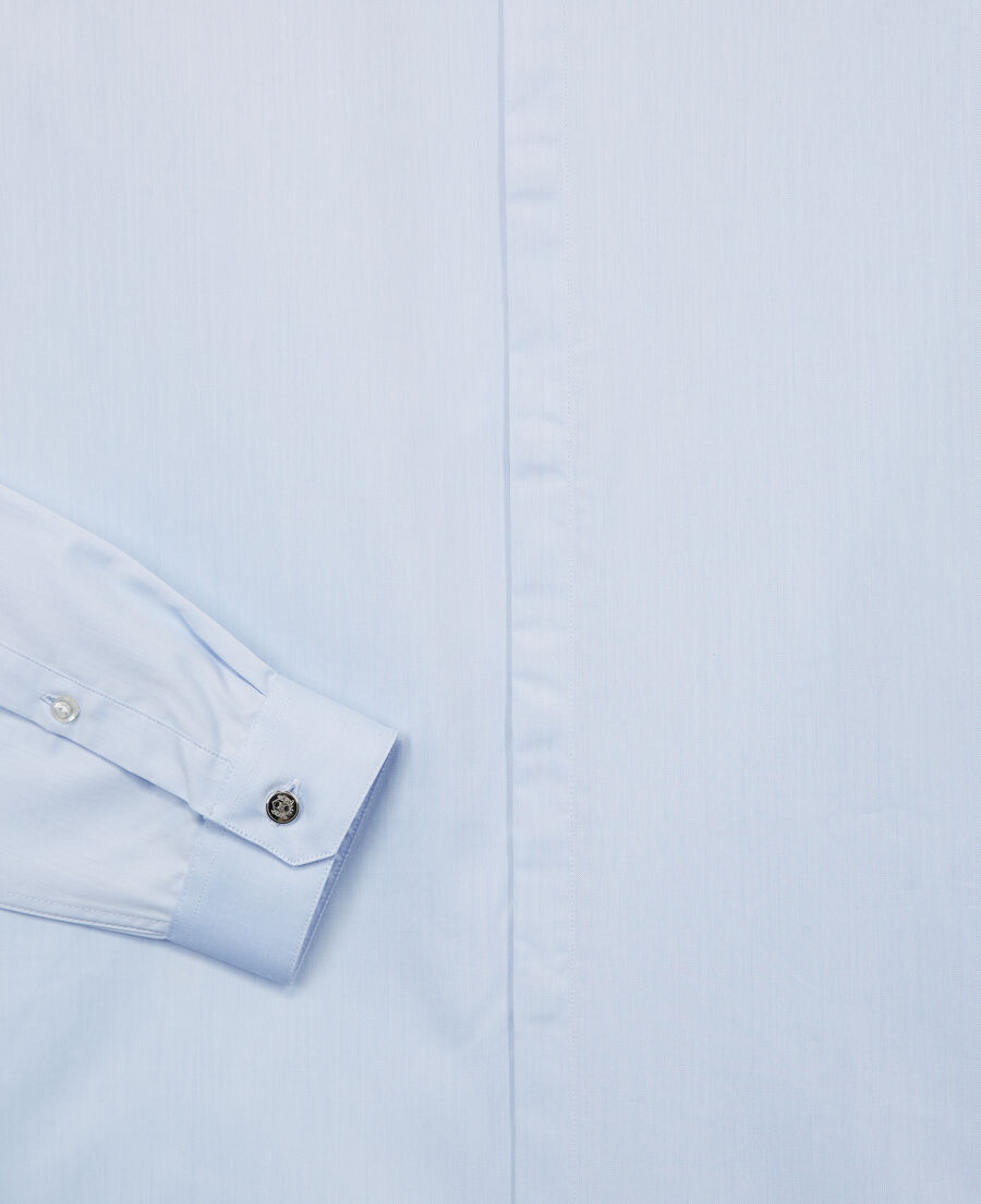 The Kooples HOMME BLUE chemise bleue col classique  coupe ajustée