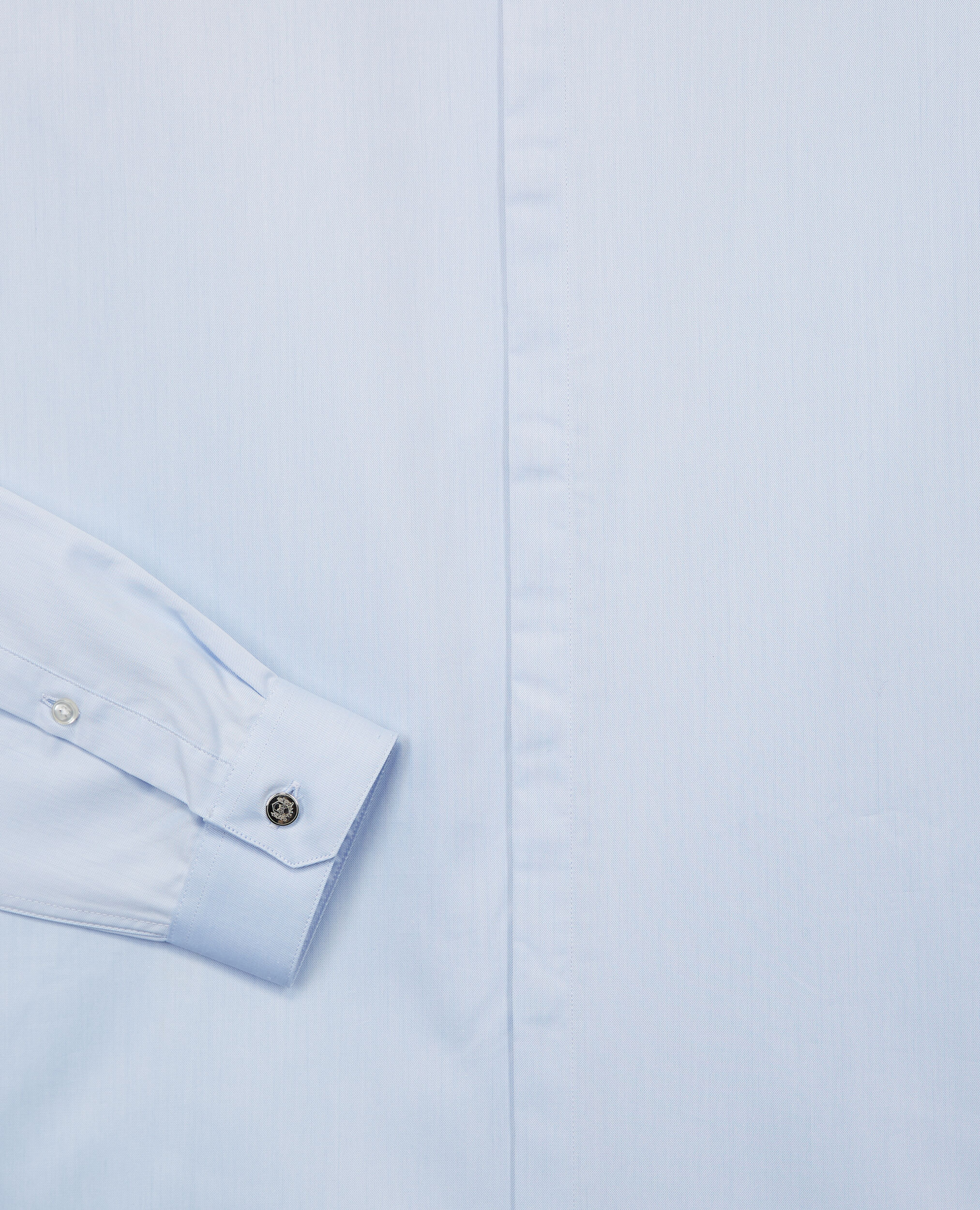 Chemise bleue col classique  coupe ajustée, BLUE, hi-res image number null