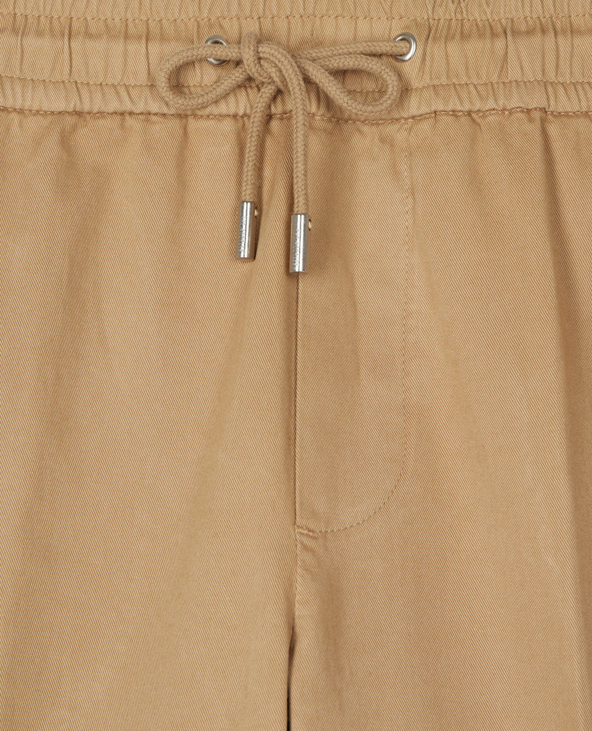 Pantalon camel en coton, CAMEL, hi-res image number null