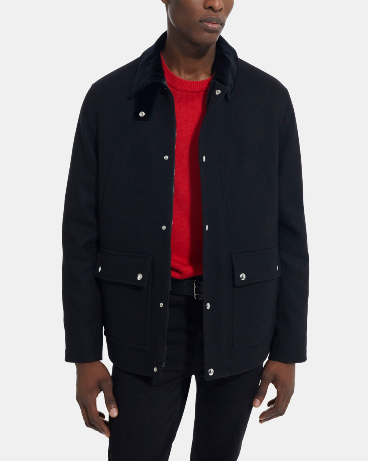 The Kooples HERREN BLACK schwarze karierte jacke