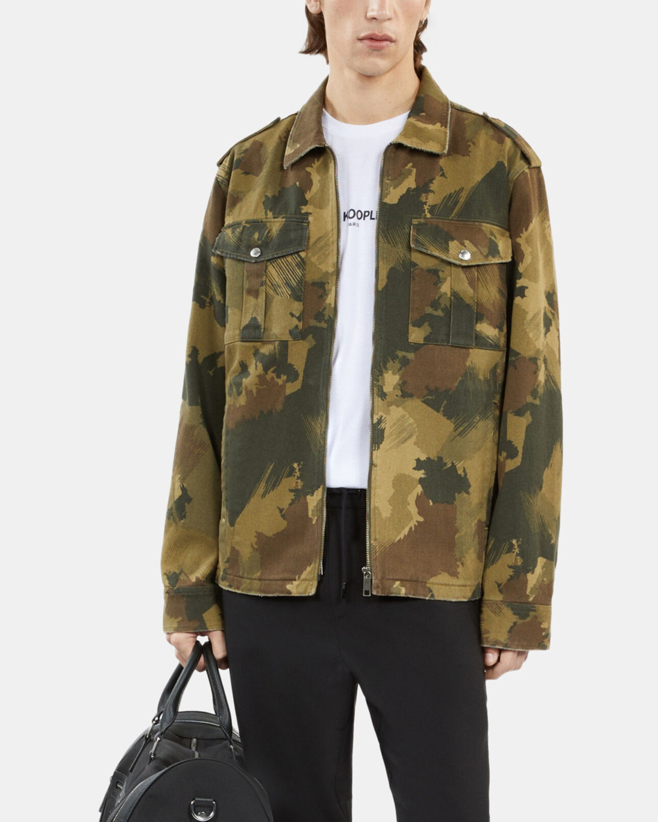 The Kooples MEN CAMOUFLAGE camouflage jacket