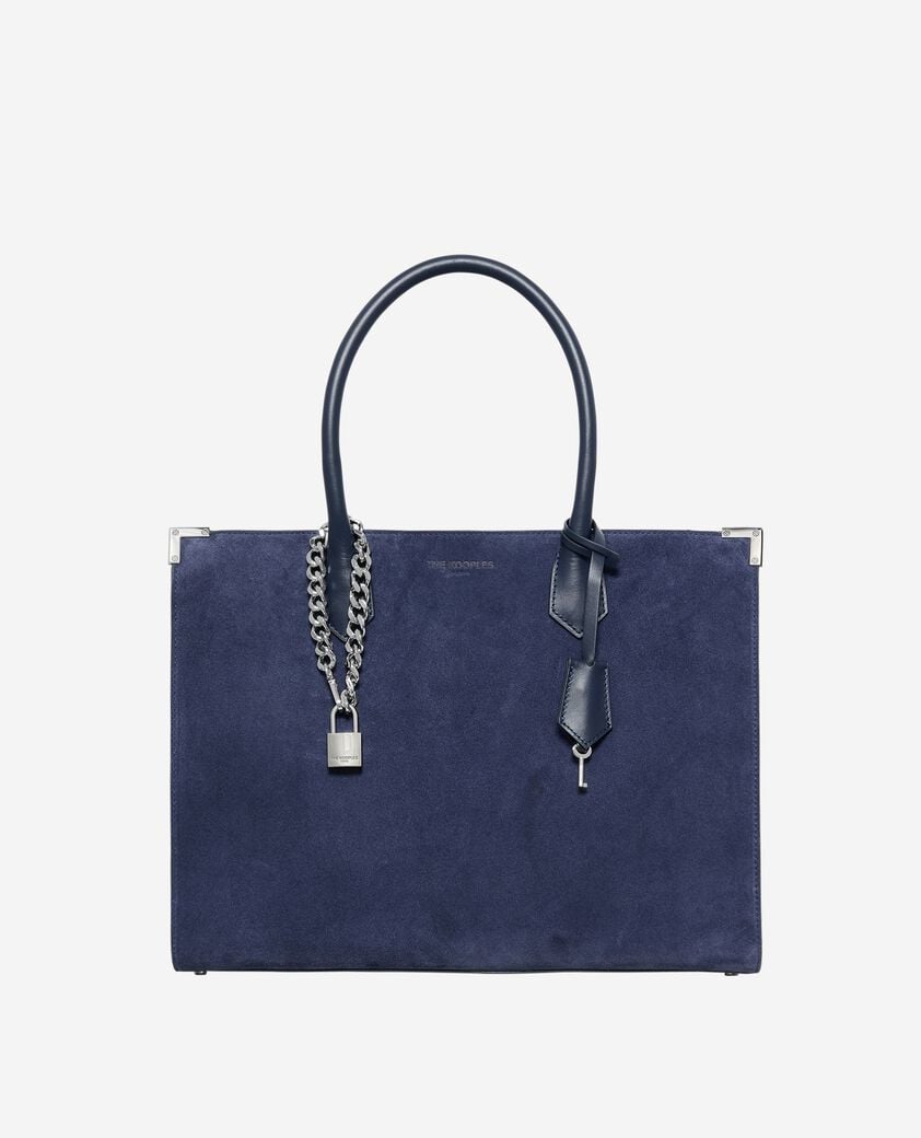 The Kooples MUJER NAVY bolso tote ming l en ante azul marino