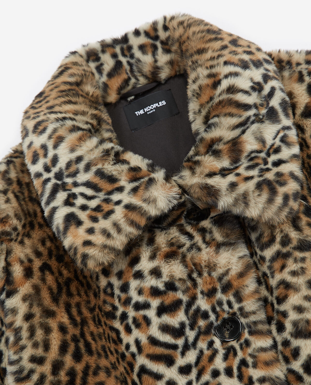 The kooples leopard print coat on sale