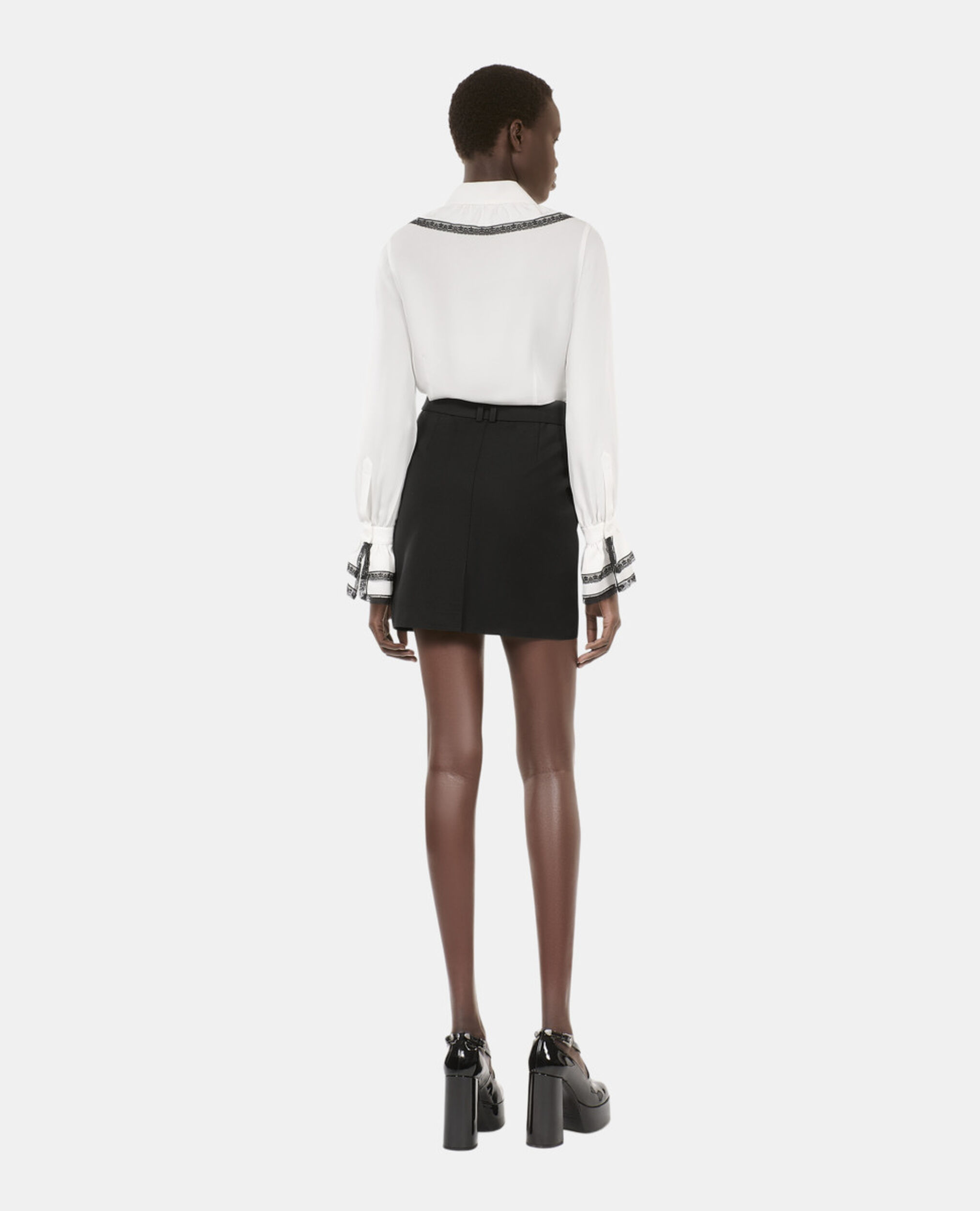 Jupe courte noire, BLACK, hi-res image number null