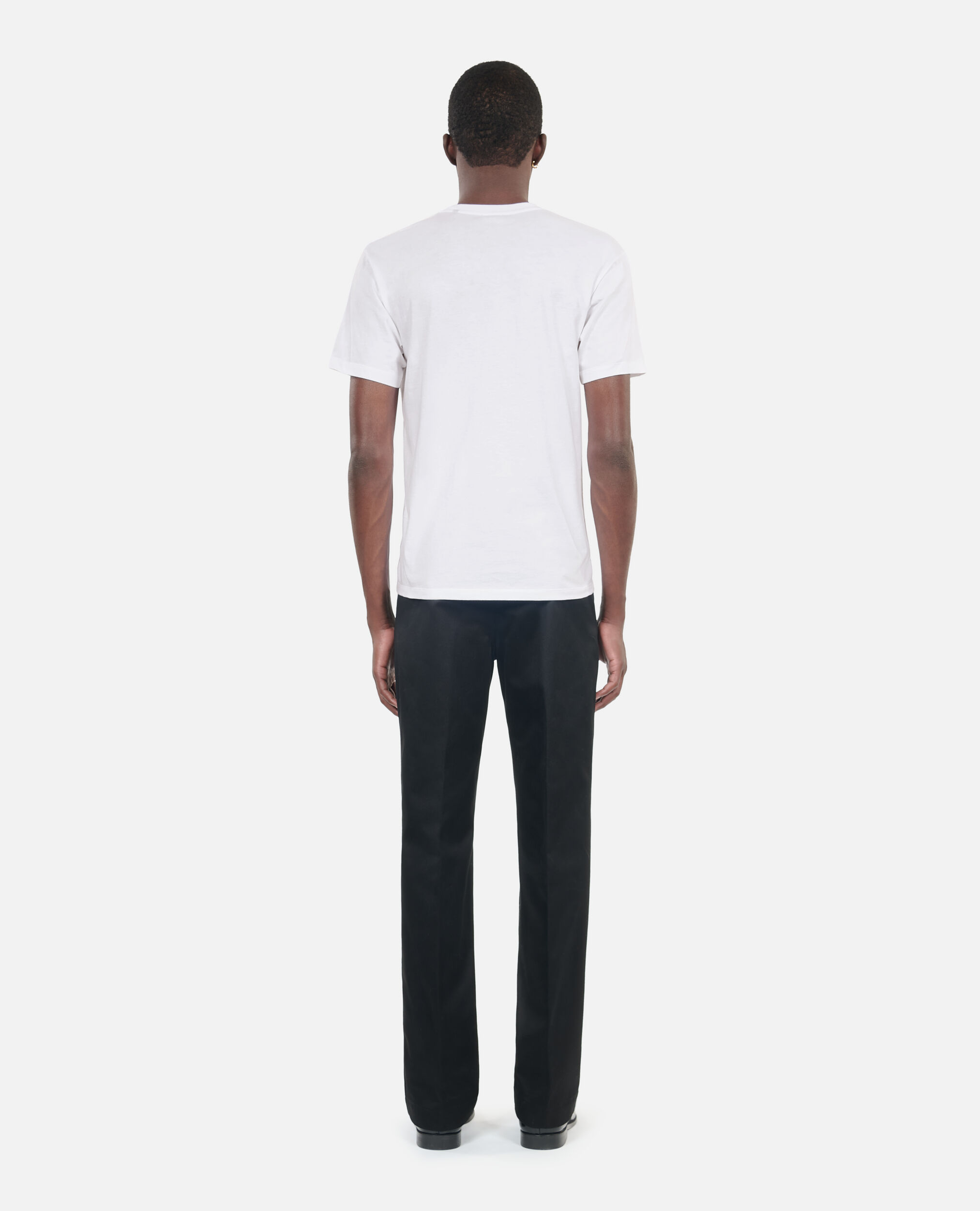 White logo T-shirt, WHITE, hi-res image number null